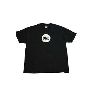 Vintage ONE Logo Make Poverty History Promo T-Shirt XL Double Sided Murina USA‎